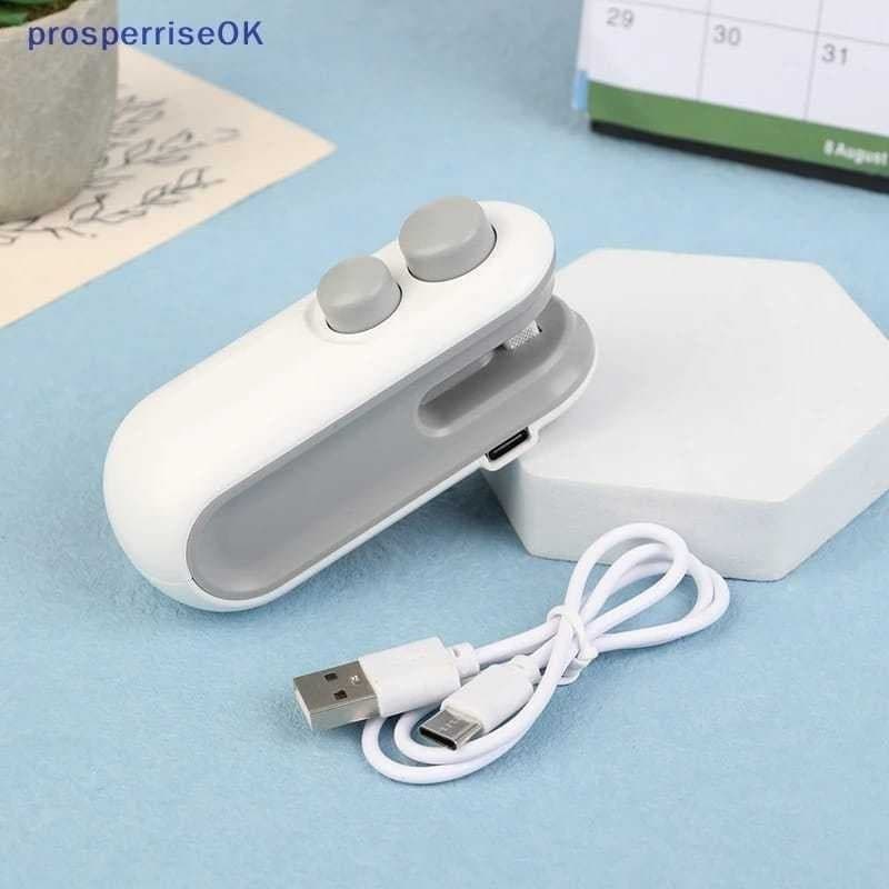 Mini Máquina Seladora De Embalagem 2 em 1 Recarregável 5v Bivolt P.HQ