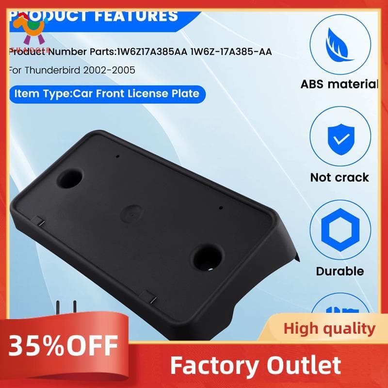 Suporte Dianteiro Do Painel Da Placa De Licença Carro Quadro 1w6z17a385a 1W6Z-17A385-AA Para 2002-2005