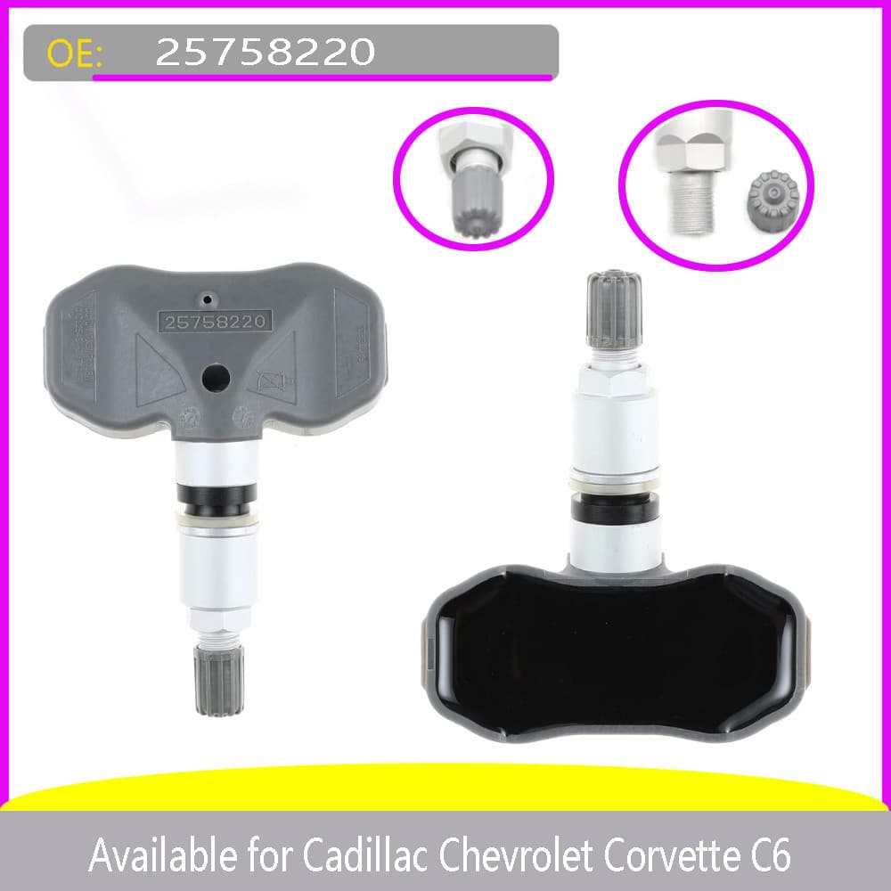 Para Cadillac 25758220 Sensor De Pressão Dos Pneus Chevrolet Corvette C6 2 Monitor 2005 2006 2007 2008 2009 Peças Automo