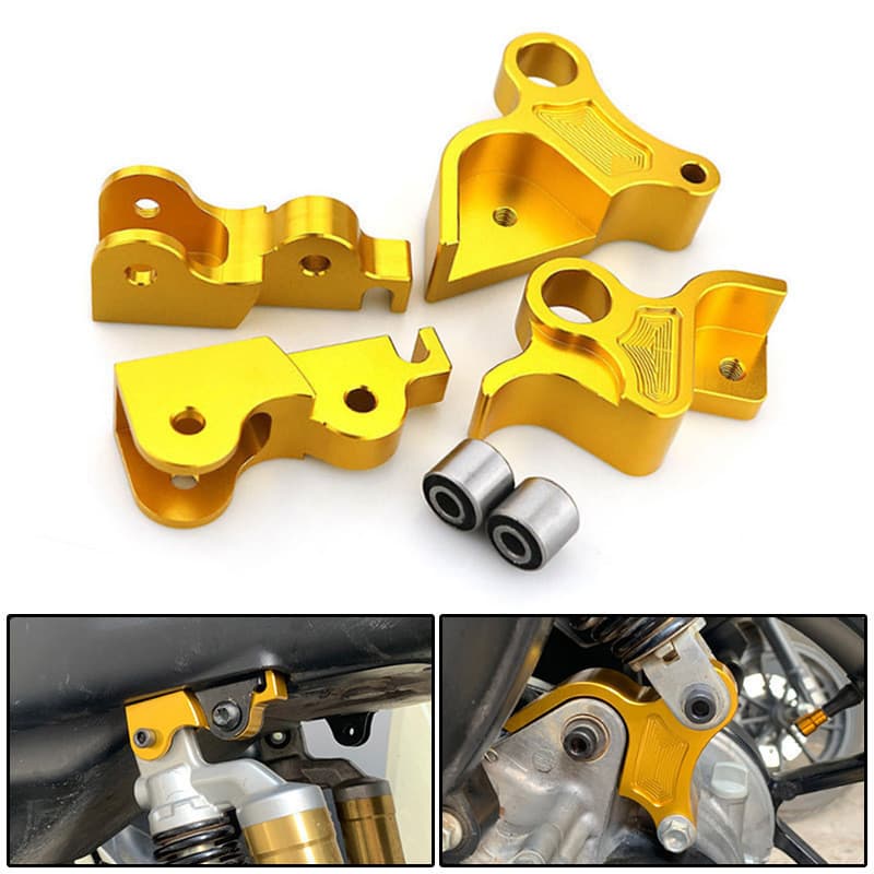 Adequado para Yamaha AEROX155 NVX155 17-19 modificado CNC choque traseiro suporte móvel decoração acessórios do carro ac