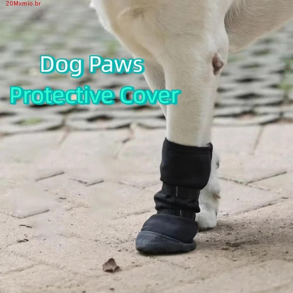 MXMIOB Capa Protetora Para Patas De Cachorro , Bota De Recuperação De Feridas Anti-Lamber Ajustável , Sapatos Respirávei
