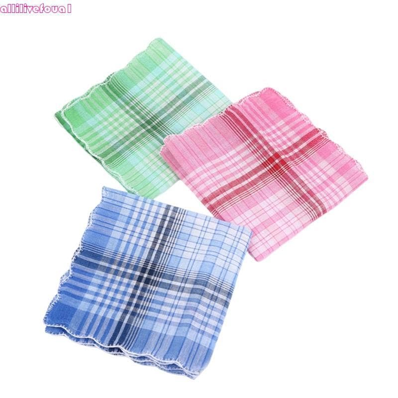 allilivefoua1 Lenço Xadrez Toalha Para Todas As Idades Grandes Bandanas Rosto Feminino Homem Suor Limpar A