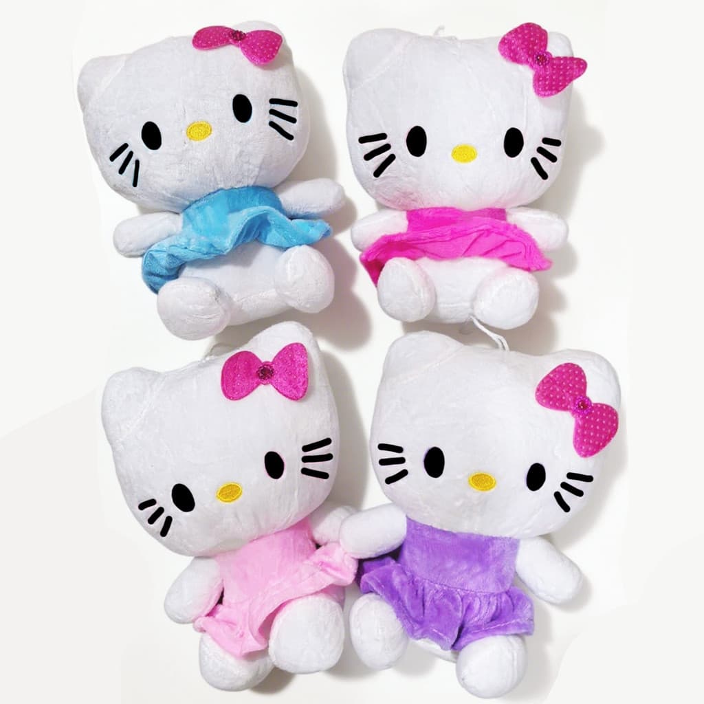 Boneca Hello Kitty com Óculos 20cm – Fofura Perfeita para Natal Presentear!