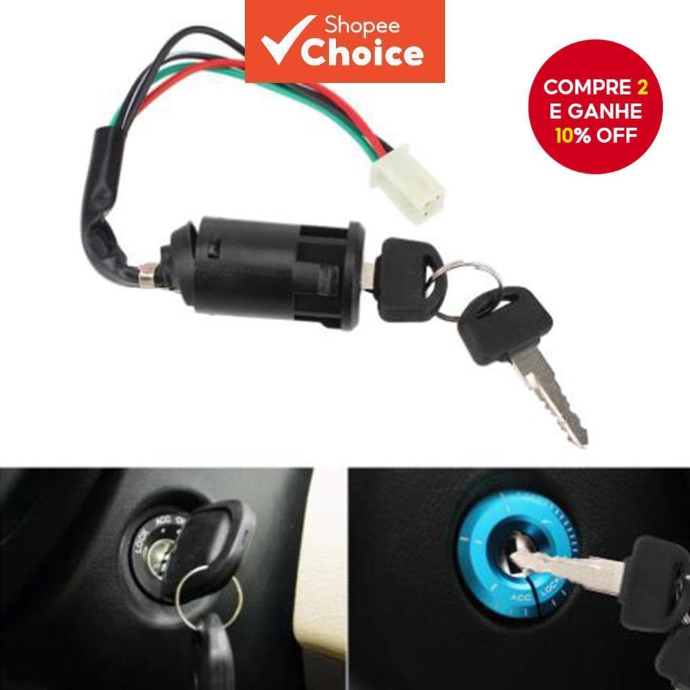 4 Fios ATV Universal Off-road De Modificação De Motocicletas Fora De Estrada Dispositivo Chave De Ignição