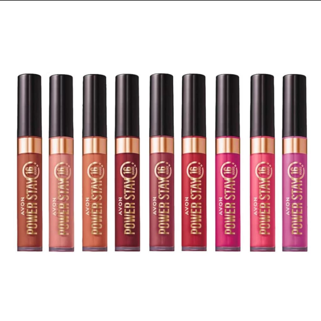 Batom Liquido Longa Duração Power Stay Avon - 16 Horas de Duração