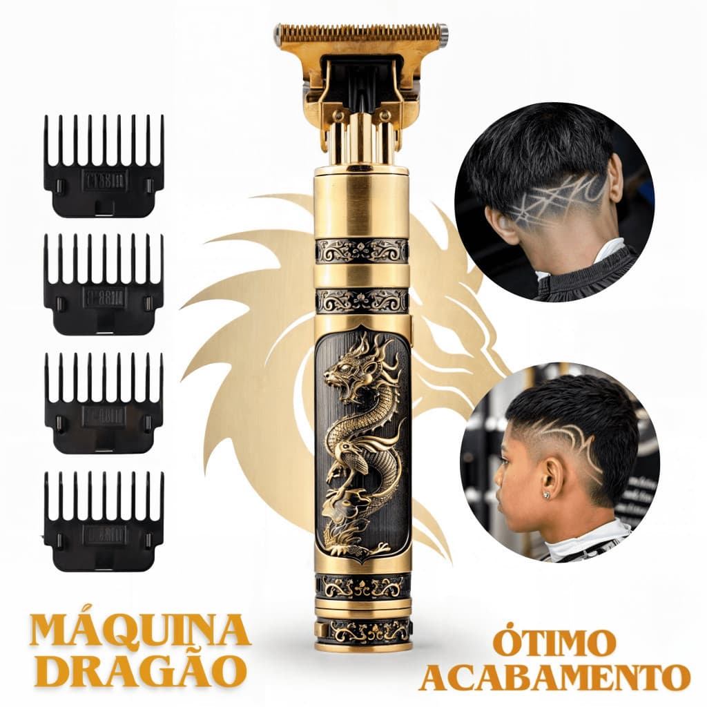 máquina de cortar cabelo e Aparar Pelos Corpo Perna Sem Fio Profissional
