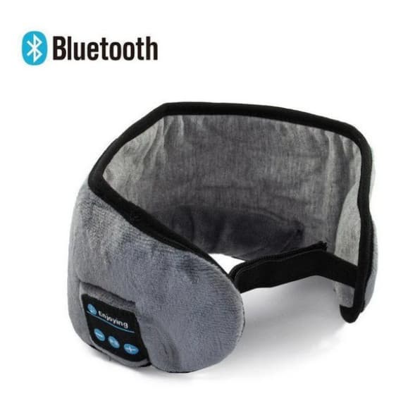 Tapa Olho Máscara Dormir Com Música Fone De Ouvido Sem Fio Bluetooth Confortável