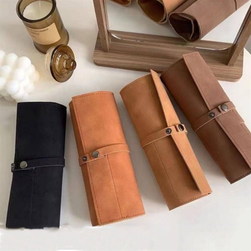 Bolsa De Pulseiras De Relógio MONSA , Estojo Organizador De Couro Fosco Com 5/10 Slots , Leve Para Pulseira