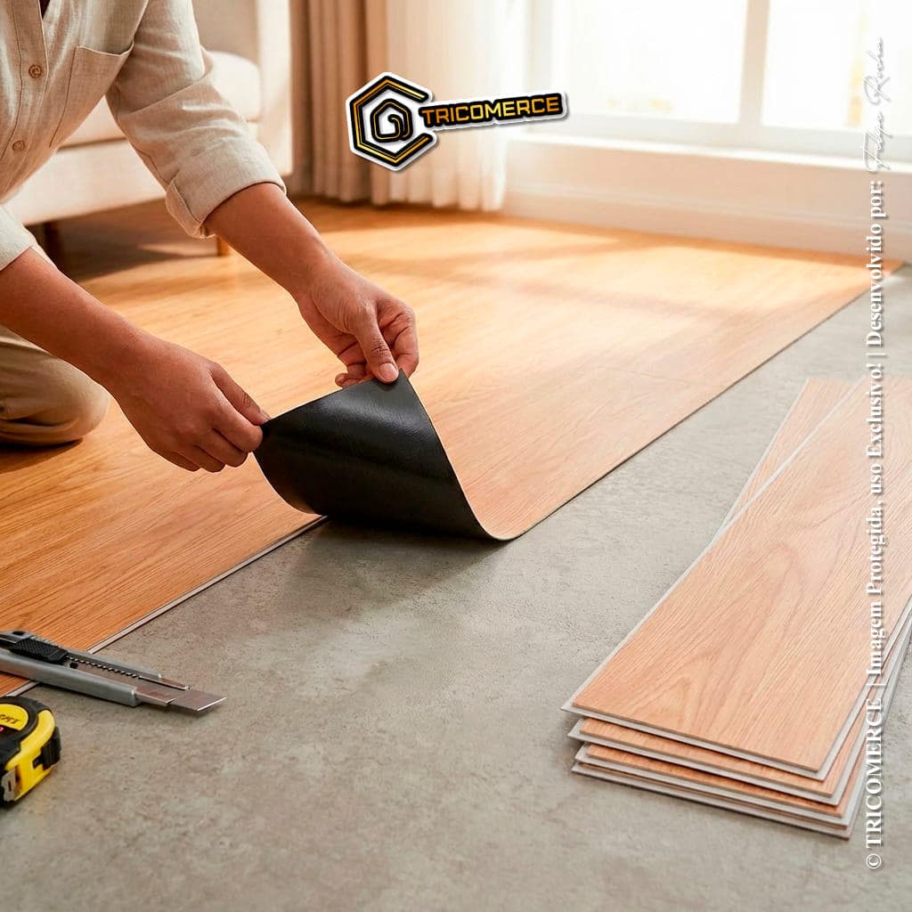 Kit Piso Vinílico Autoadesivo Madeira Realista - Estética Premium por um Preço Acessível