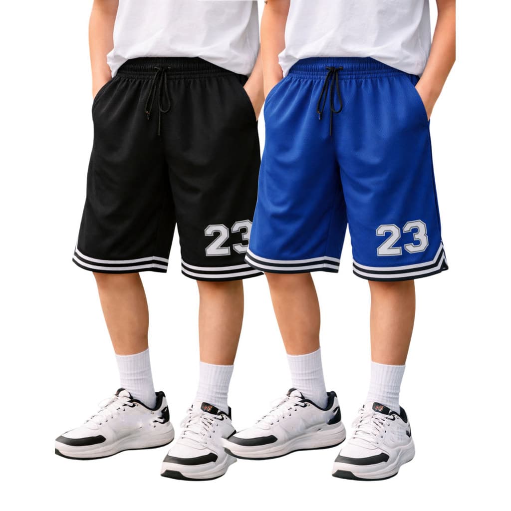 Kit 2 Bermudas Basquete Infantil Moda Juvenil 2K26