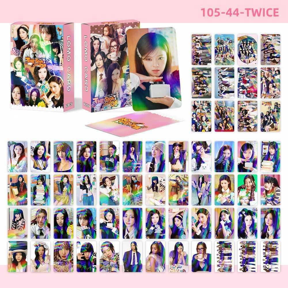 K-POP 60pcs BLACKPINK,BTS, ITZY,STRAY KIDS,(G)I-DLE,NEW JEANS Photocard Pronto Para Ser Cartão LOMO Posta