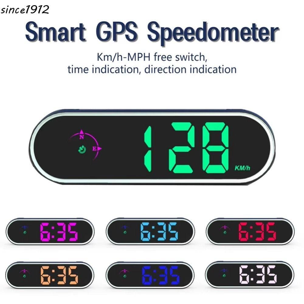 Desce Carro Head Up Display , HUD Colorido Velocidade Pára-Brisa , KMH/MPH Instrumento De Aviso De Plástico