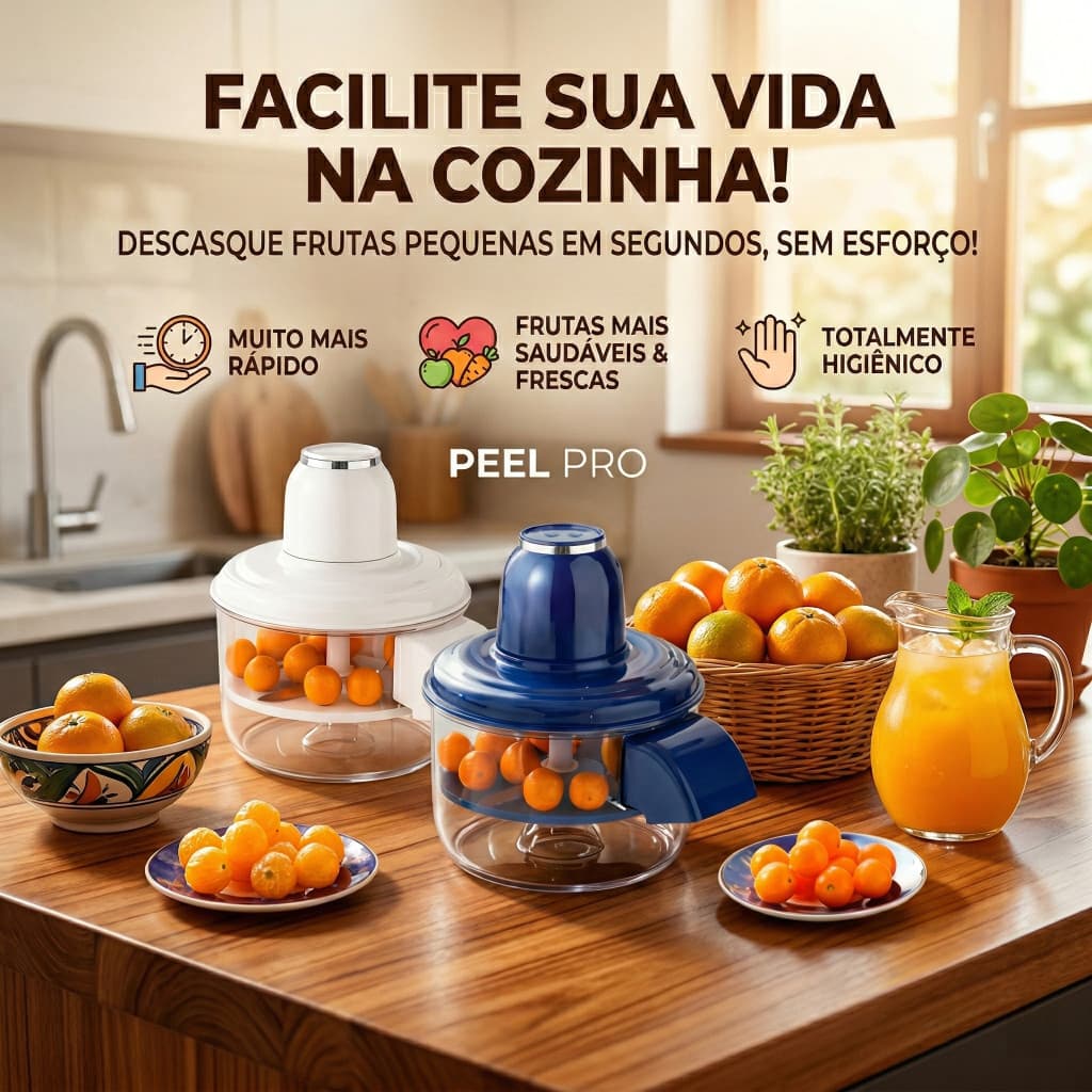 Descascador Elétrico Automático De Alho Frutas E Legumes Bivolt