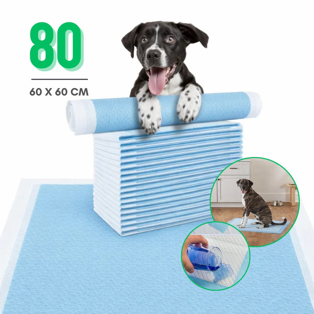 Kit Tapete Higiênico 60x60 cm Descartável Para Cães Fraldas Pet
