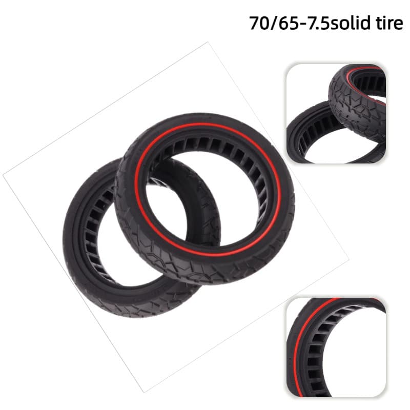 70/65-7.5 Borracha Resistente Ao Desgaste Pneu Sólido scooter Elétrica off-road Para Ninebot G3/ZT3 Peças De Reposição D