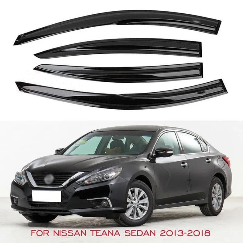 Para Nissan TEANA Sedan 2013 2014 20150m , l4 m , 2016 2017 2018 Viseira De Ventilação Da Janela Lateral Sol Chuva Defle