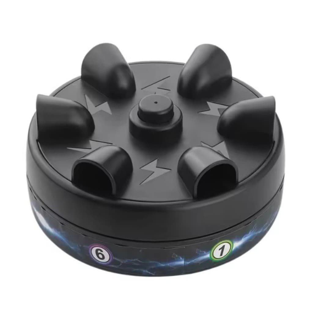 Detector de Mentiras Choque Jogo de Dedos Roleta de Choque Brinquedo Desafio Entre Amigos