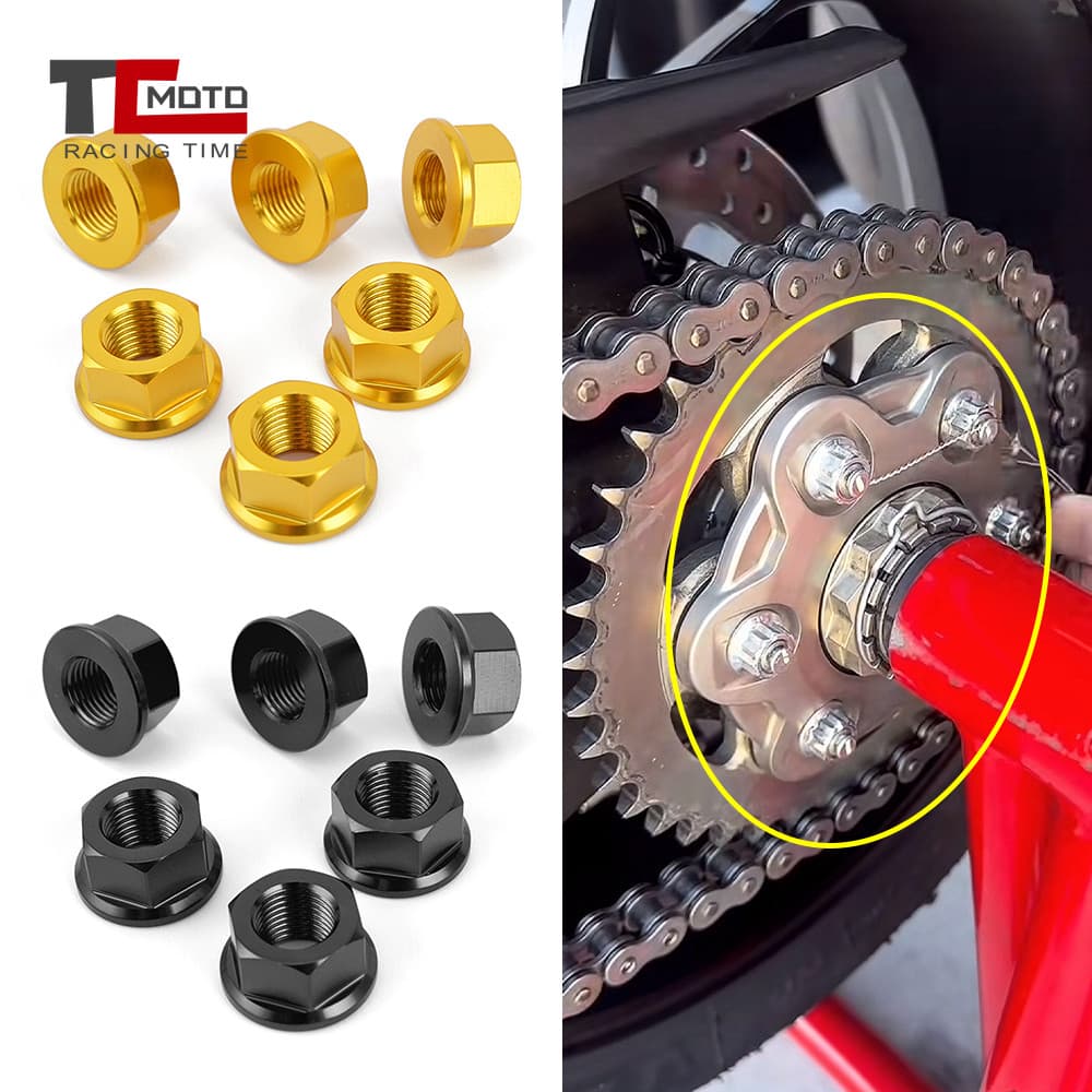 M10 * 1.0 Porcas Do Eixo Da Roda Dentada Traseira Para Ducati Multistrada 1200 1200S 1260 1260S PIKES Pico PANIGALE 1199