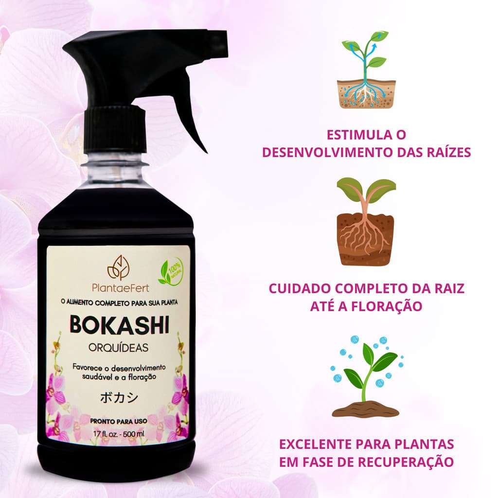Adubo Orgânico Para Orquideas Manutenção 500ml Envio 24 horas Pronto Para Uso