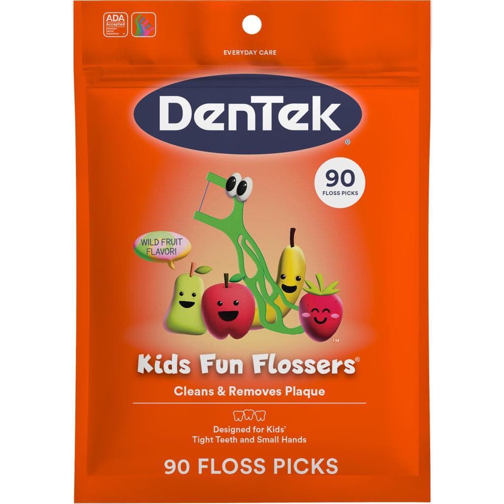 Fio Dental Infantil DenTek Fun Flossers 90un