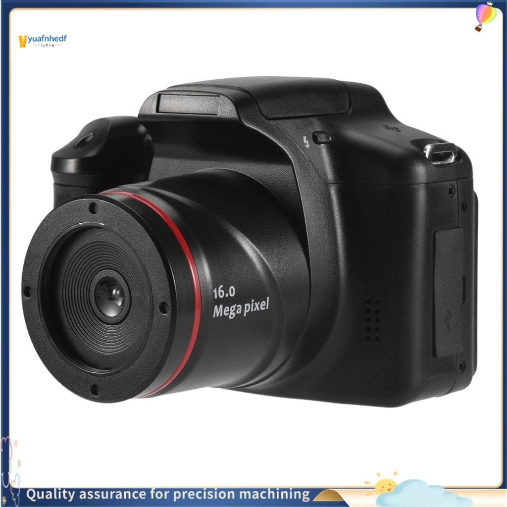 Câmera Fotográfica Profissional SLR Filmadora Digital Portátil Com Zoom 16X E Saída HD De 16MP