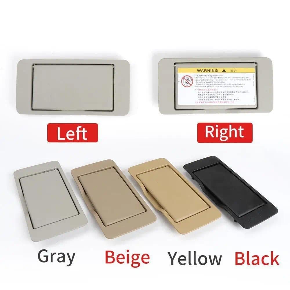 Para Mercedes C-Class Benz W203 Viseira De Sol Sombra Espelho Capa Interior De Maquiagem Cosméticos Preto Bege A20381021