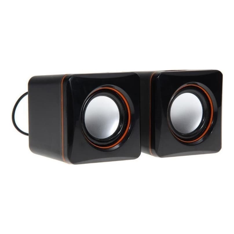 Caixinha Caixa De Som Para Pc Notebook Usb P2 6w