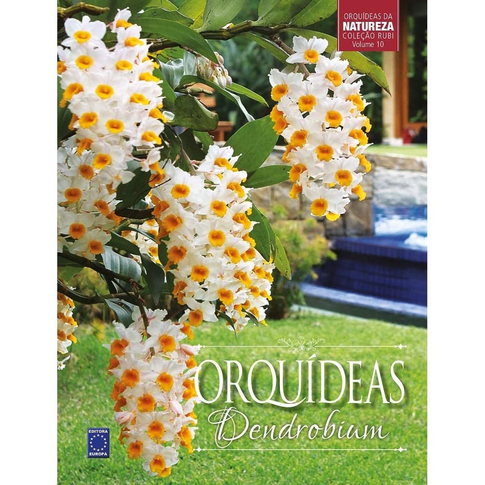 Coleção Rubi Volume 10  Orquídeas Dendrobium autor Editora Europa