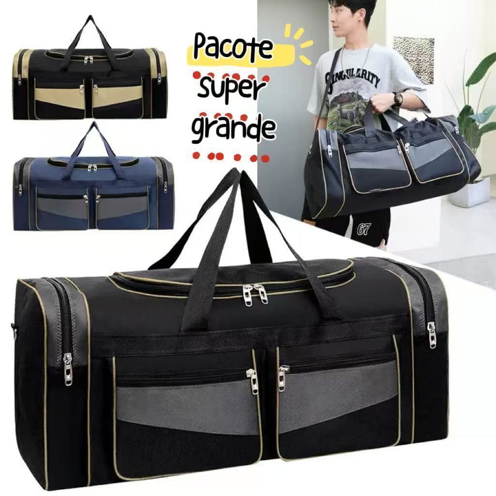 Bolsa de Viagem Grande Capacidade | Dobrável para Negócios, Avião e Curtas - Ombro Casual e Multiuso Pacote super grande