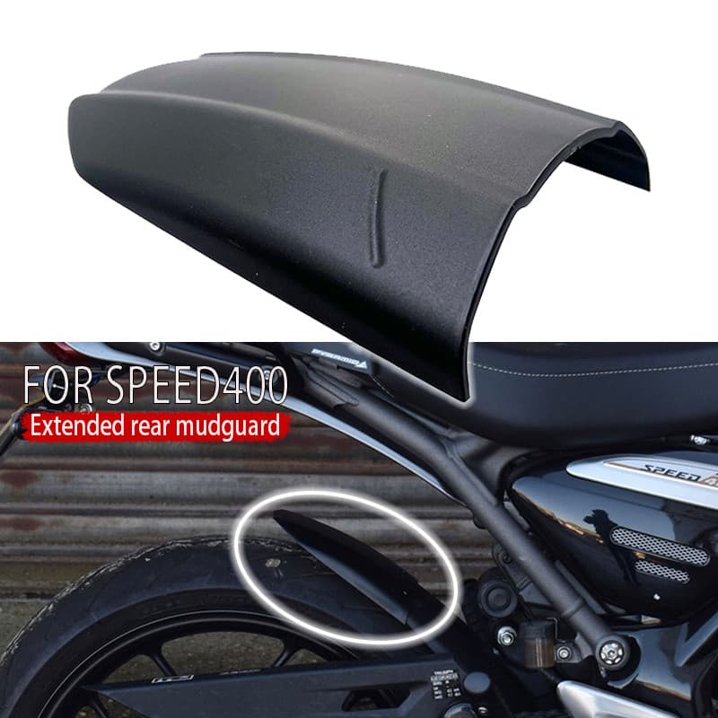 Speed400 Motocicleta Traseiro Fender Extensor Paralama Respingo Guarda Capa Para Speed400 Velocidade 400 Scrambler 400x 