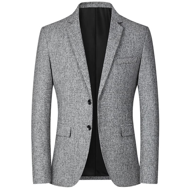 Blazer masculino casual terno primavera fino de meia-idade único terno jaqueta casual ocidental pai usar jaqueta masculi