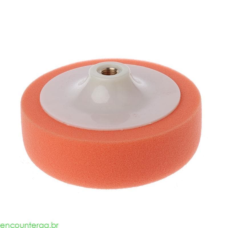 Encontrora 6 Polegada 15cm Auto Car Polimento Almofada Depilação Laranja