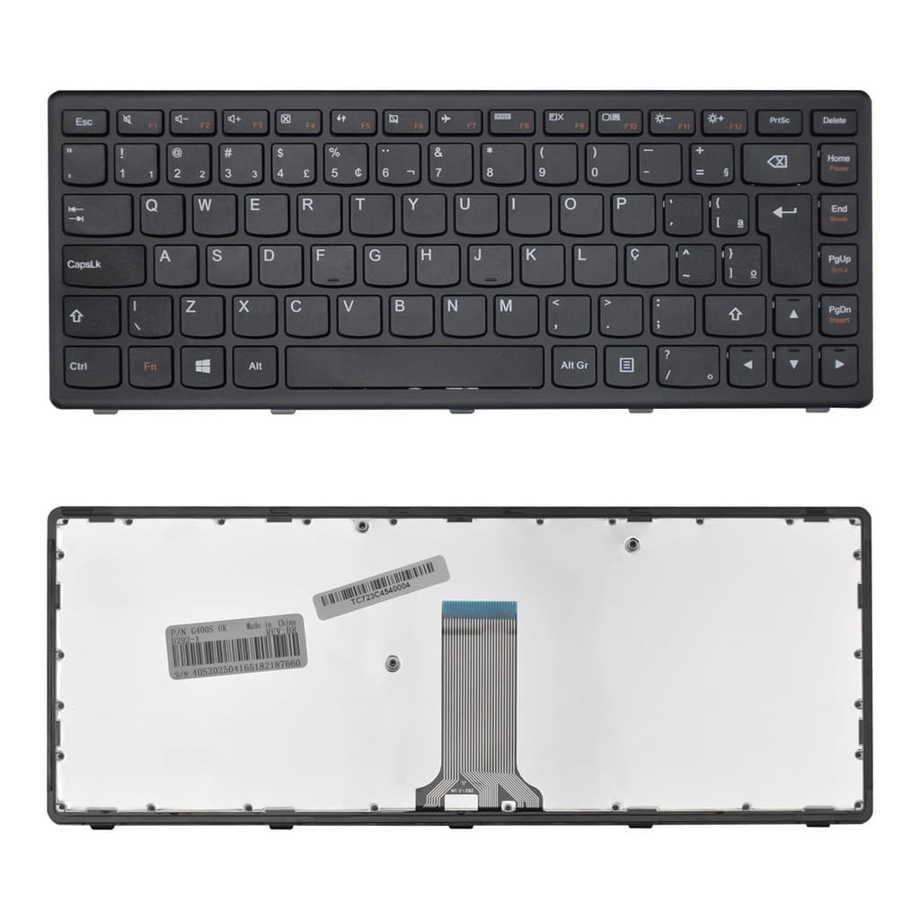 Teclado para Notebook Lenovo G Series G400S Com Moldura