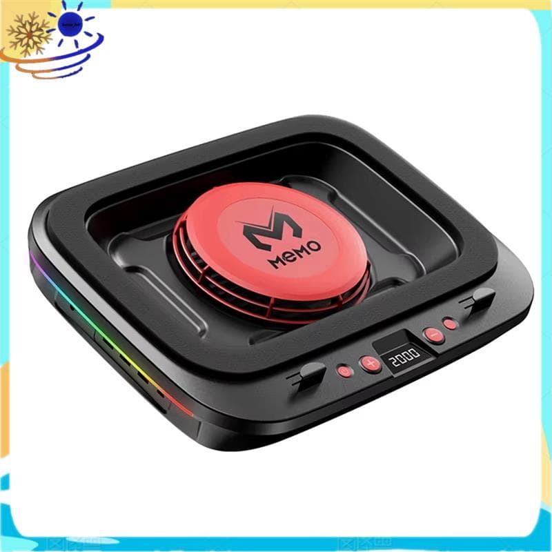 Memo FL08 Almofada Refrigeradora Para Laptop , Suporte De Resfriamento De Vento Forte , Base De , Poderoso Ventilador , 