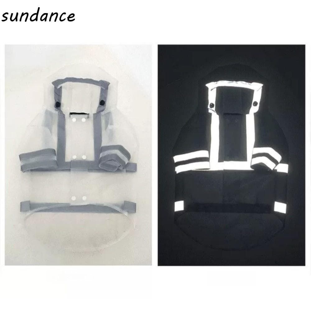 Capa De Chuva Reflexiva Para Cães SUNDANCE , Impermeável De Material Ecológico EVA , À Prova De Vento