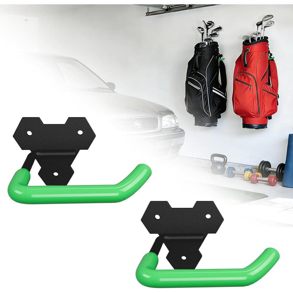 Suportes de Parede para Sacos de Golfe para Garagem, Ganchos para Sacos de Golfe para Garagem, Suporte de Parede para Sa