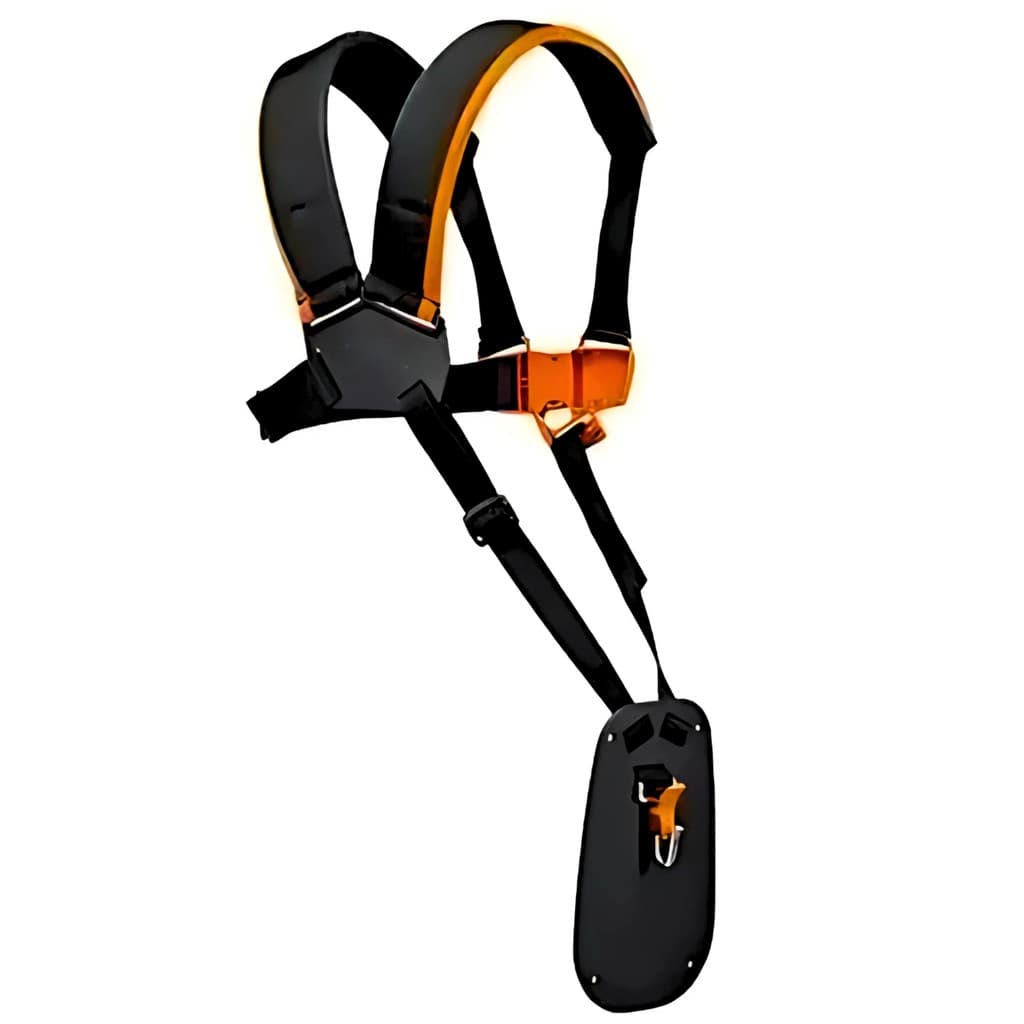 Cinto Duplo Roçadeira Modelo Original Vant Reforçado Ajustável Conforto Para Uso Prolongado