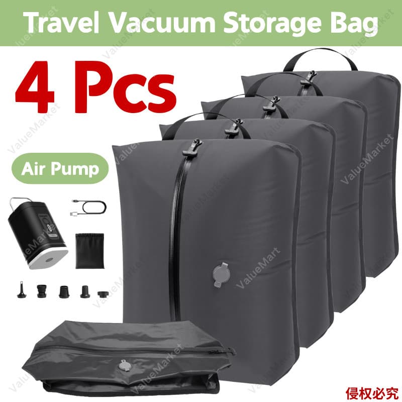 Sacos De Compressão A Vácuo Saco De Armazenamento De Roupas Reutilizáveis À Prova Dwaterproof Água De Viagem De Po