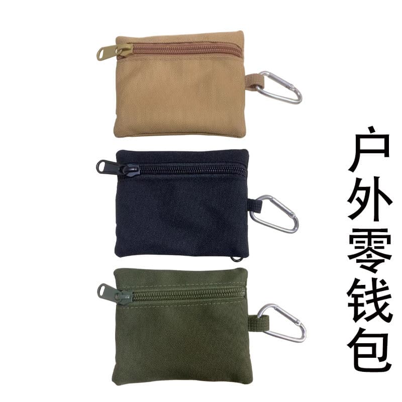 Ao ar livre tático mini multifuncional fone de ouvido saco moeda titular do cartão mini carteira esportiva caso chave qu