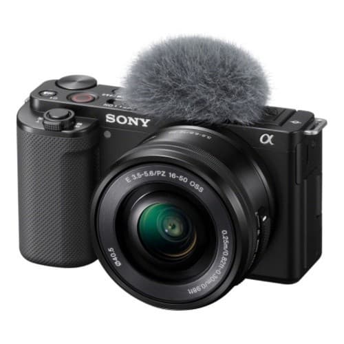 CÂMERA SONY ZV-E10 MIRRORLESS KIT COM LENTE 16-50MM (PRETA)