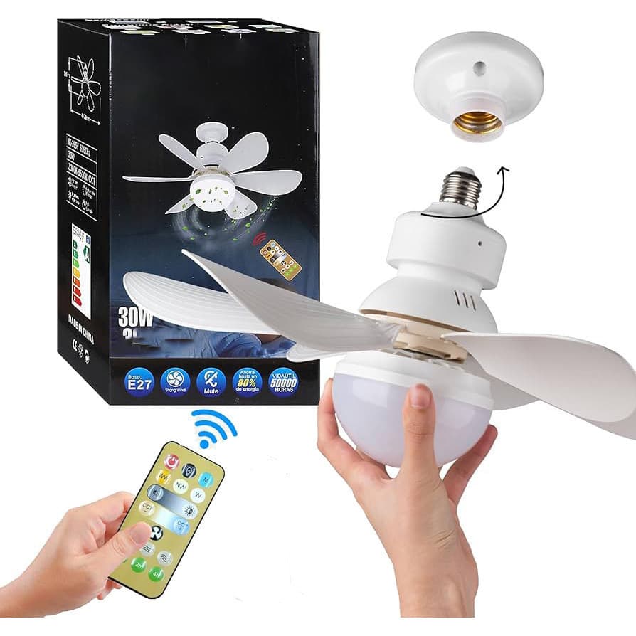 Ventilador Teto Com Luz Integrada Ventilador Teto Silencioso