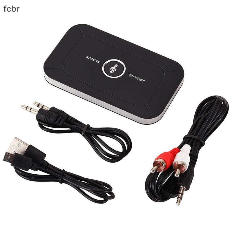 fcbr B6 Transmissor Receptor Adaptador De Áudio Sem Fio Para PC TV Fone De Ouvido Carro W 3.5mm AUX Ja RCA USB Música Re