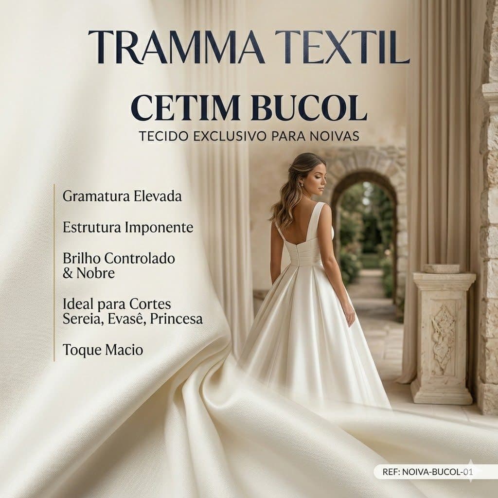15 Metros Tecido Cetim Bucol Noiva 15mts Comp. x 1,5 Largura