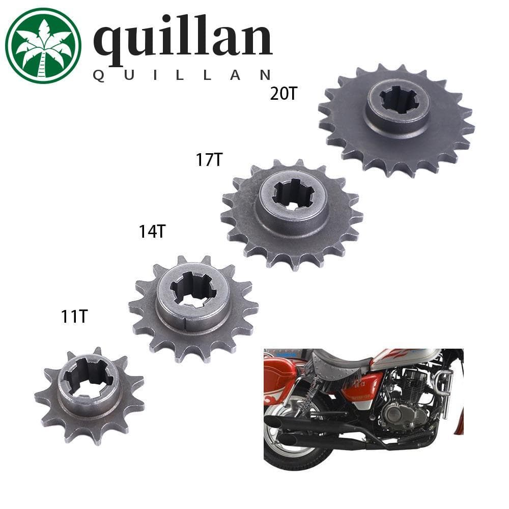 QUILLAN Corrente De Motocicleta Roda Dentada De Metal 8mm T8F Dianteira Caixa De Engrenagens ATV Quad Para 47cc 49cc