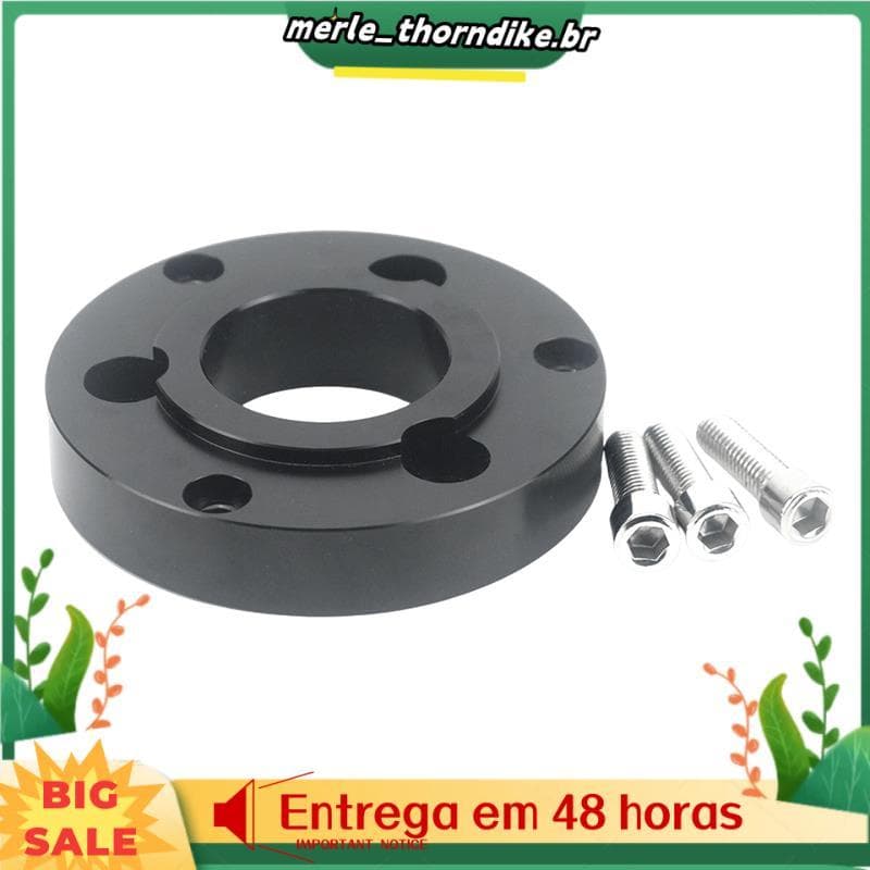Conversor De Cubo Dianteiro Para Cubos De Roda De Adaptação RUCKUS MONKEY 57MM Convertido 70MM Preto