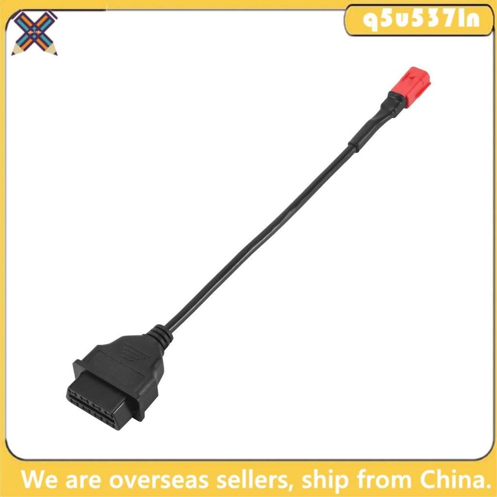Adaptadores OBD De Motocicleta De 6 A 16 Pinos Conectores De Extensão De Cabo De Diagnóstico OBD2 Para