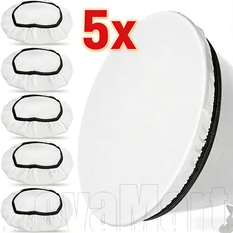1-5pcs Máscara De Luz Macia De Nylon Com Porta De Feixe Elástico , Capa Difusora De Fotografia Universal De 7 Polegadas 