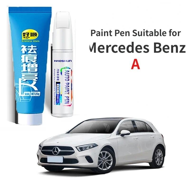 Caneta De Pintura Adequada Para Mercedes Benz Classe A Fixador De Tinta Ártico Branco Preto Grau Especial Suprimentos De