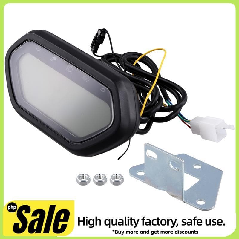 48V 60V 72V Motocicleta Elétrica Digital LCD Odômetro Velocímetro Tacômetro