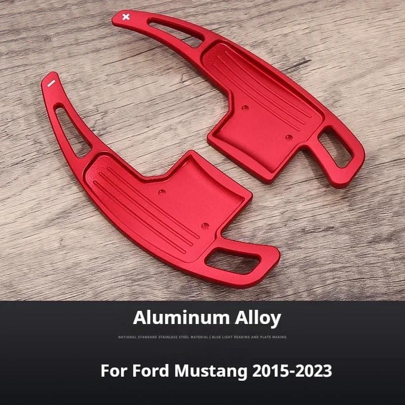 Liga De Alumínio Capa Volante Do Carro Shift Paddle Shifter Acessórios Automóveis Para Ford Mustang 2015-2023 Peças De A